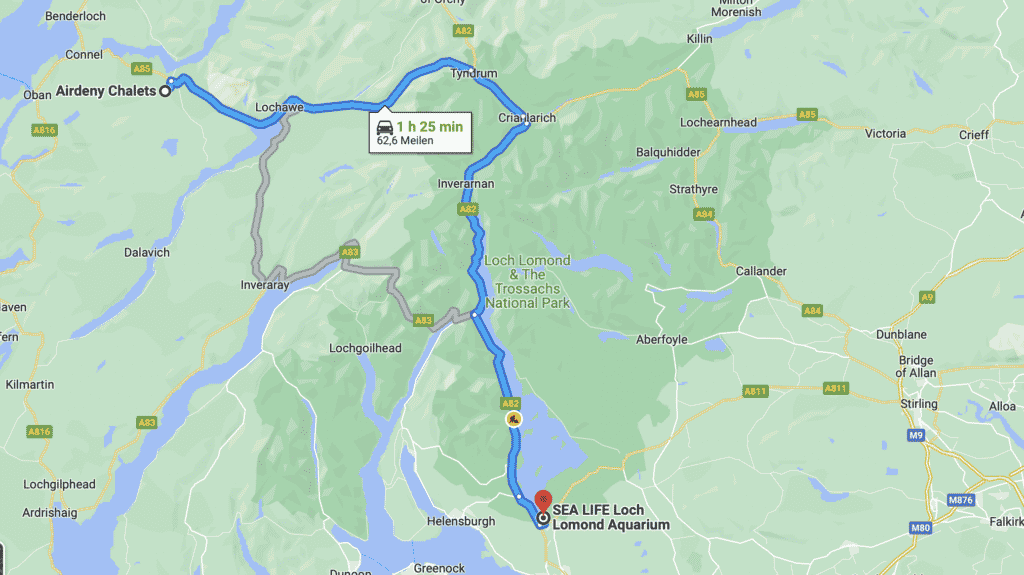 Tag 4: Nationalpark Loch Lomond & The Trossachs - taynuilt lochlomond - 1
