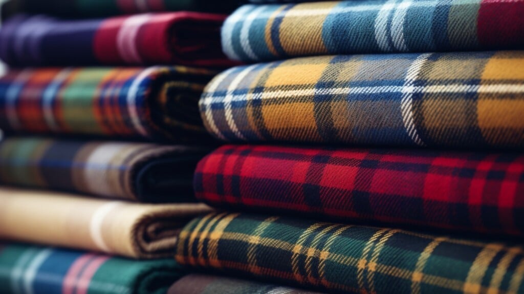 Schals und Decken aus schottischer Wolle, Tweed oder Kaschmir sind ein gelungenes Mitbringsel
