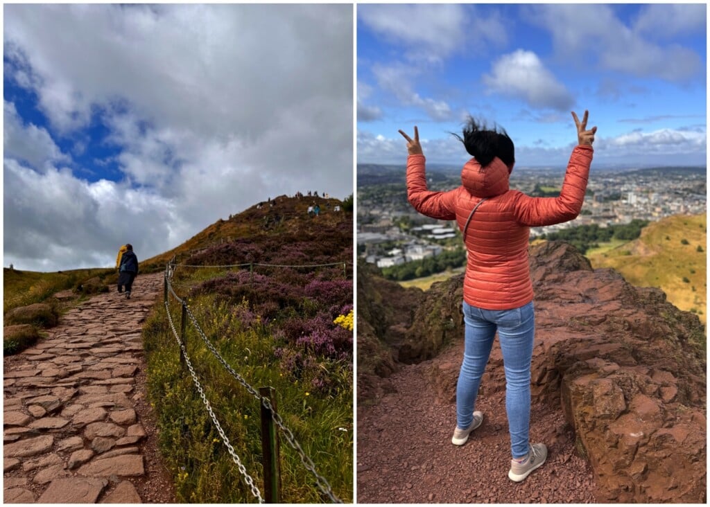 Arthurs Seat bei Sturm