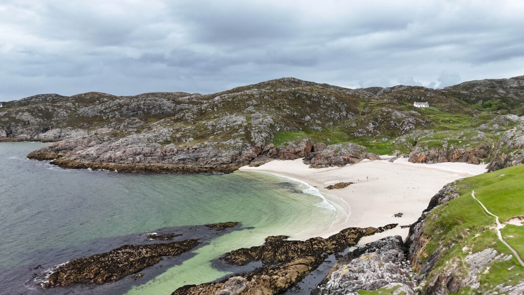 Achmelvich Beach entlang der NC500