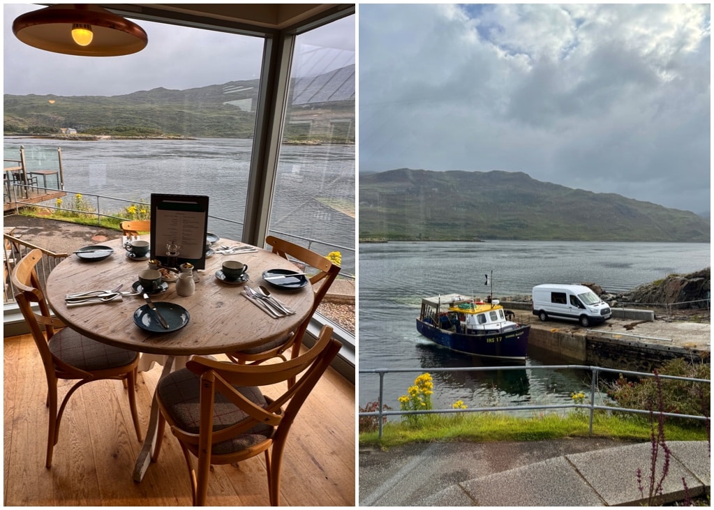 Kylesku Hotel - Frühstück mit Ausblick