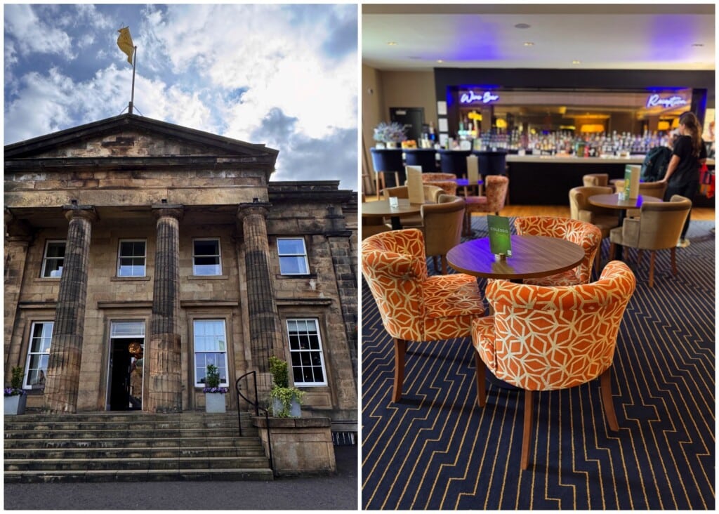 Angekommen im Colessio Hotel in Stirling