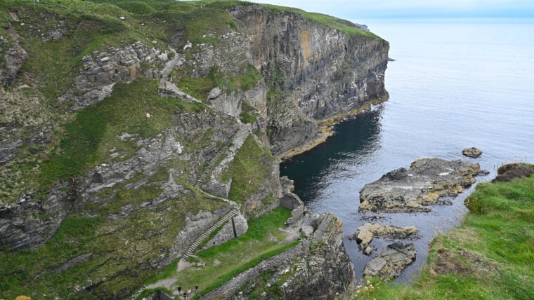 NC500 Tag 7 - Wick, Whaligoe Steps & Old Pulteney - whaligoe steps - 11