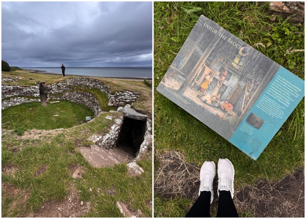 Carn Liath Broch - an der Ostküste der NC500