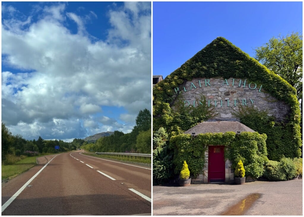Tschüss NC500 - Weiterfahrt entlang der A9 in Richtung Linlithgow